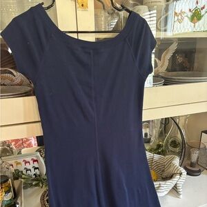 Catherine Malandrino Navy boat neck t shirt mini dress Sz Sm